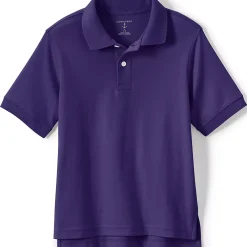 Kids Short Sleeve Interlock Polo Shirt