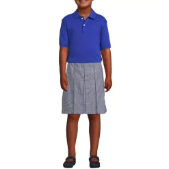 Kids Short Sleeve Interlock Polo Shirt