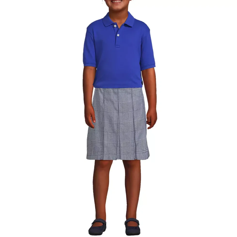 Kids Short Sleeve Interlock Polo Shirt