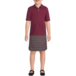 Kids Short Sleeve Interlock Polo Shirt