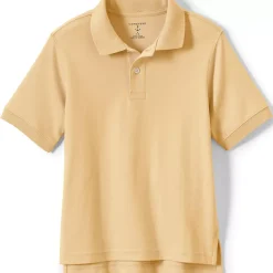 Kids Short Sleeve Interlock Polo Shirt