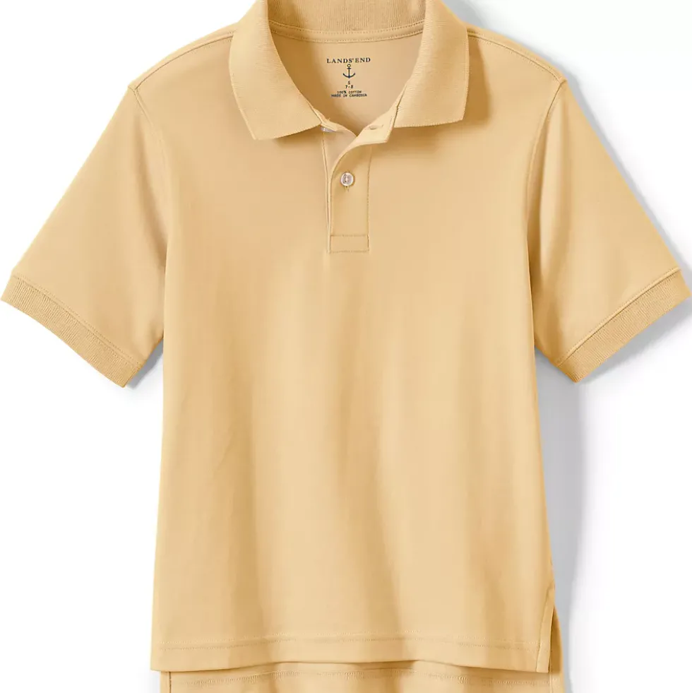 Kids Short Sleeve Interlock Polo Shirt