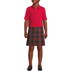 Kids Short Sleeve Interlock Polo Shirt