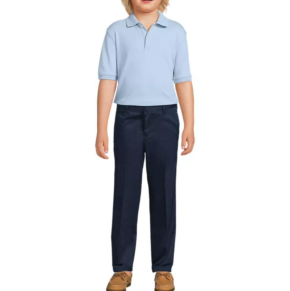 Kids Short Sleeve Interlock Polo Shirt