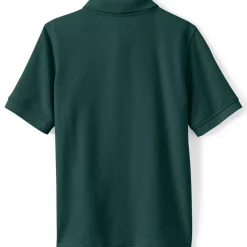 Kids Short Sleeve Mesh Polo Shirt