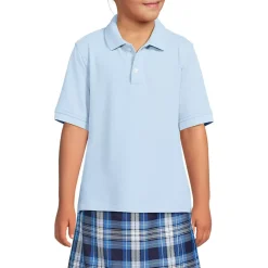 Kids Short Sleeve Mesh Polo Shirt