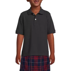 Kids Short Sleeve Mesh Polo Shirt