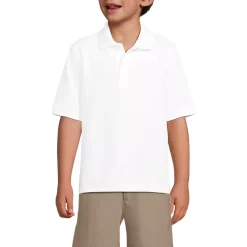 Kids Short Sleeve Mesh Polo Shirt