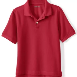 Kids Short Sleeve Mesh Polo Shirt