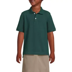 Kids Short Sleeve Mesh Polo Shirt