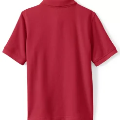 Kids Short Sleeve Mesh Polo Shirt