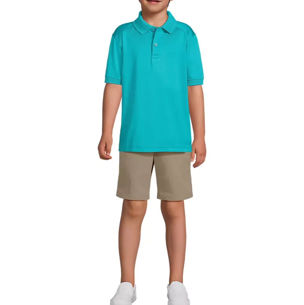 Kids Short Sleeve Rapid Dry Polo Shirt