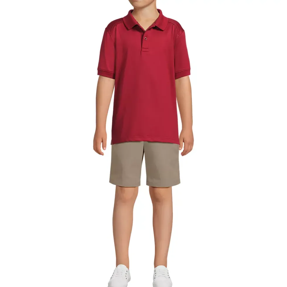 Kids Short Sleeve Rapid Dry Polo Shirt