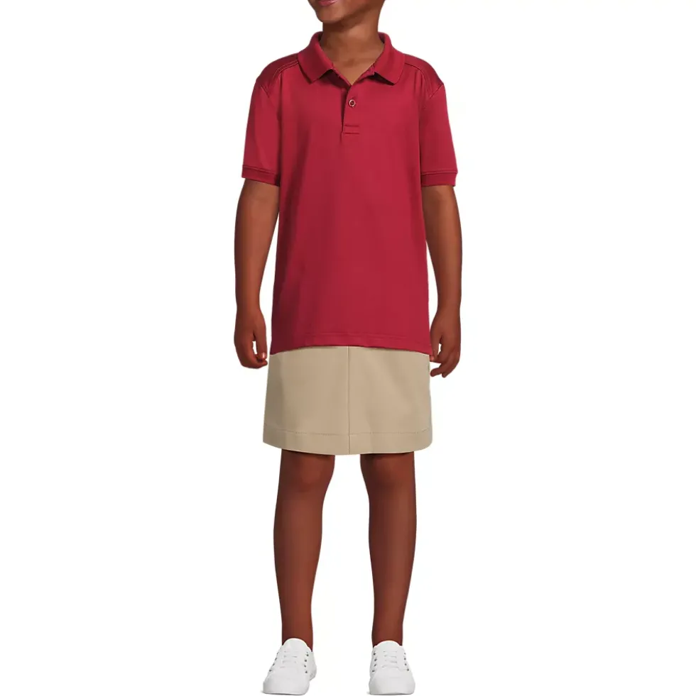 Kids Short Sleeve Rapid Dry Polo Shirt