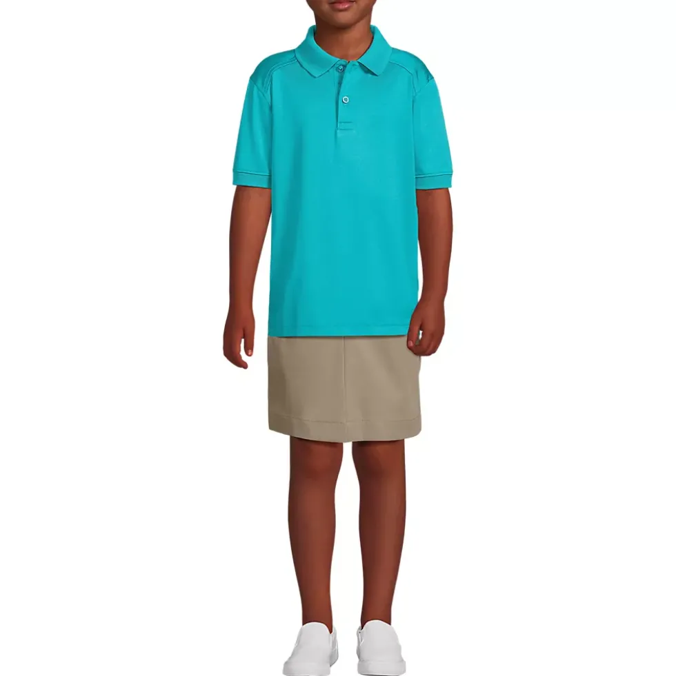 Kids Short Sleeve Rapid Dry Polo Shirt