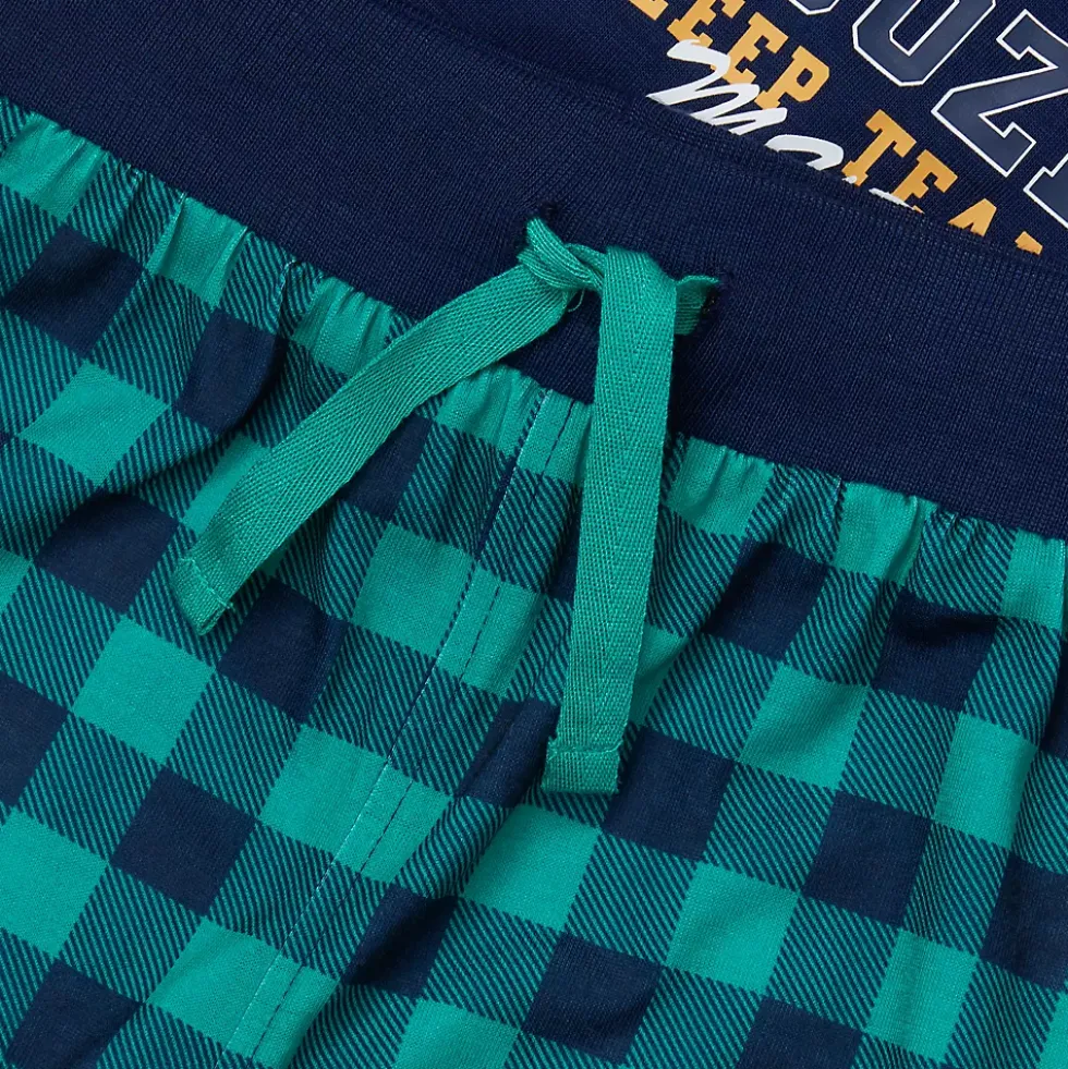 Kids Short Sleeve Top and Jogger Bottom Pajama Set