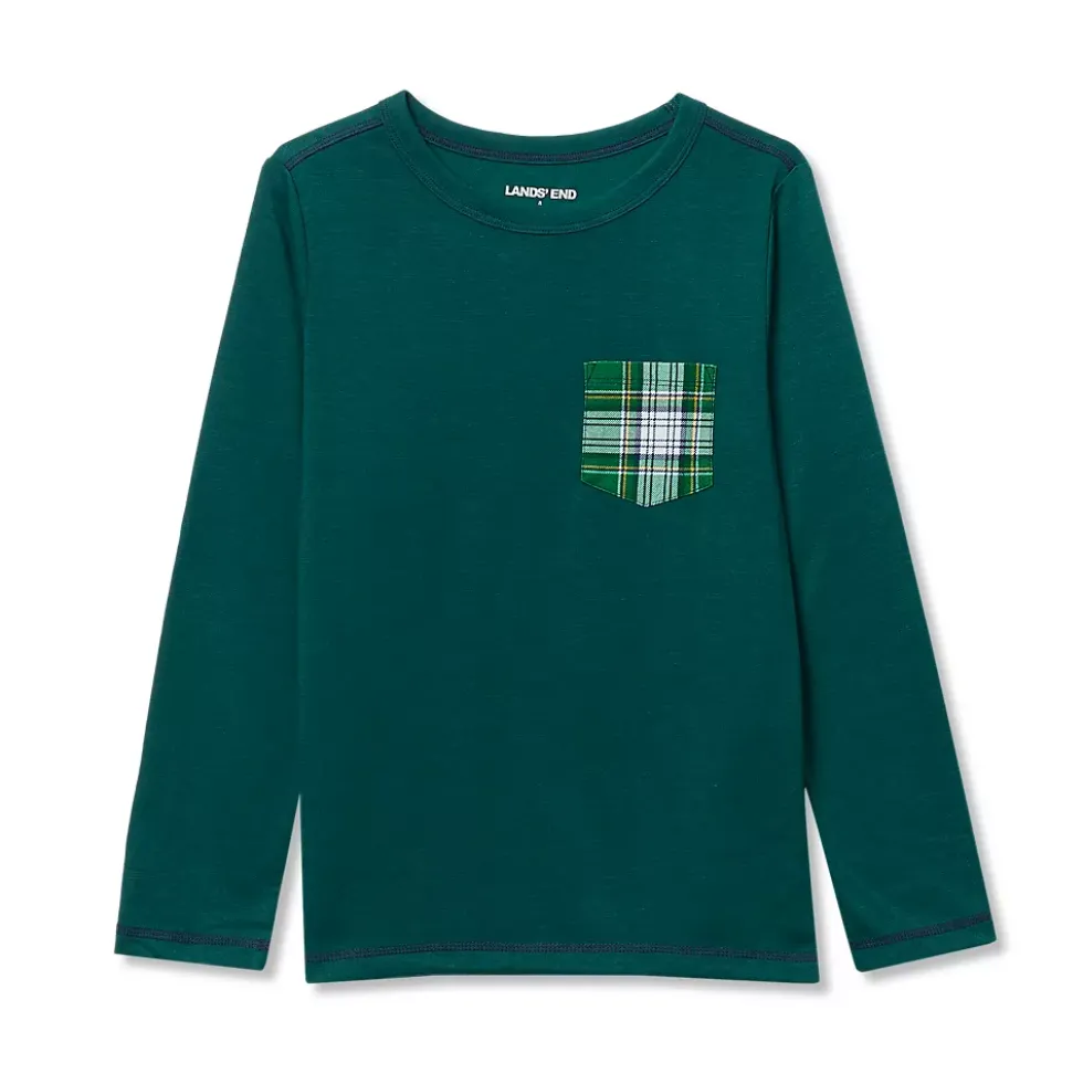 Kids Soft Jersey Pocket Sleep Top