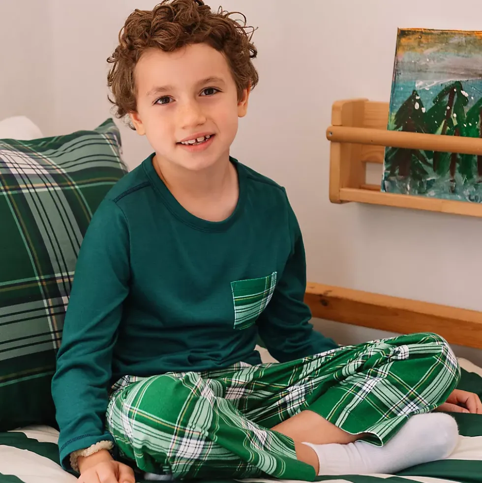 Kids Soft Jersey Pocket Sleep Top