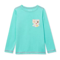 Kids Soft Jersey Pocket Sleep Top