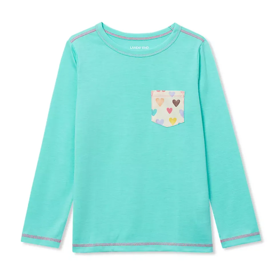 Kids Soft Jersey Pocket Sleep Top