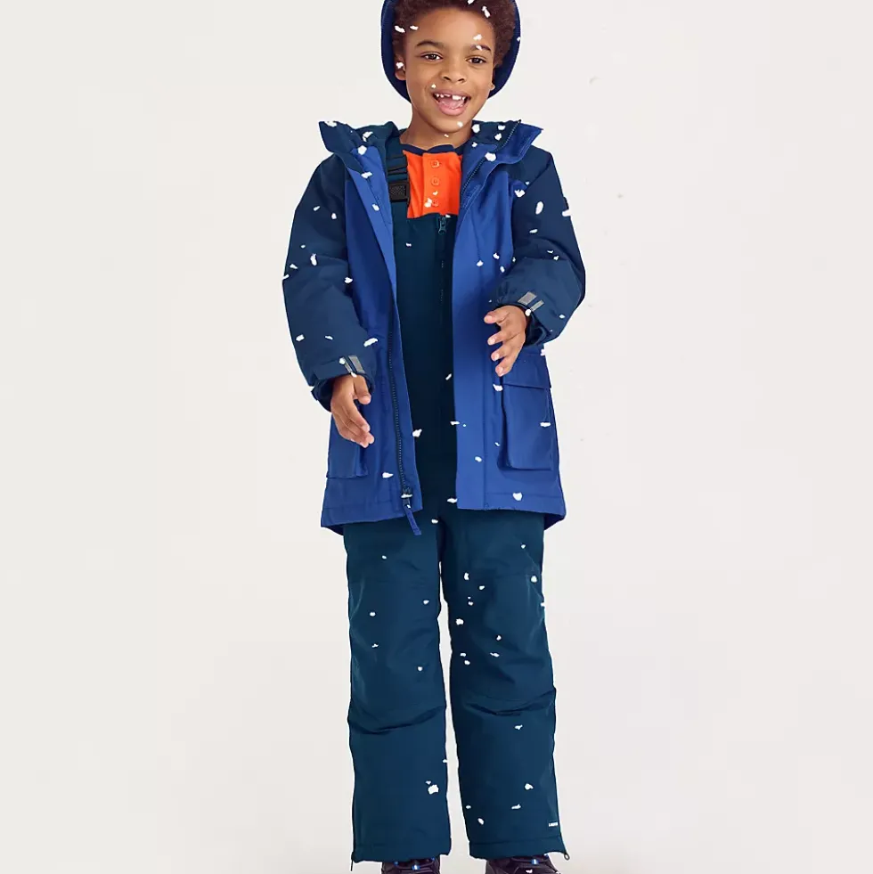 Kids Squall Waterproof Insulated Iron Knee Snow Bibs