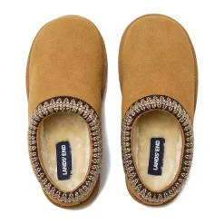 Kids Suede Hearth Slippers