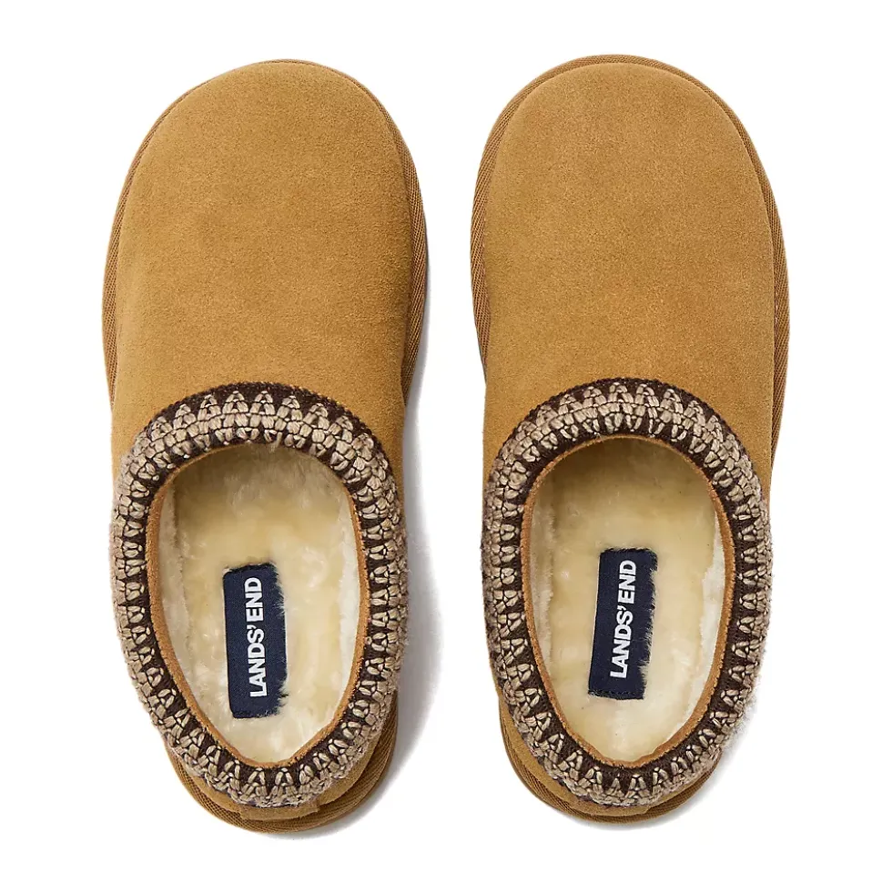 Kids Suede Hearth Slippers