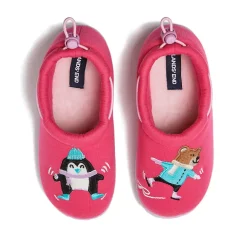 Kids Sweet Dreams Adjustable Toggle Fleece Lined Slippers
