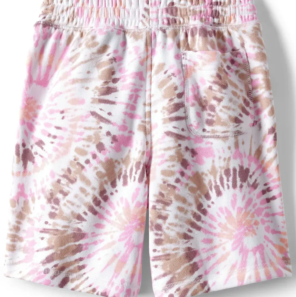 Kids Tie Dye French Terry Pull On Sweat Shorts