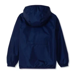 Kids Waterproof Hooded Packable Rain Jacket