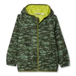 Kids Waterproof Hooded Packable Rain Jacket
