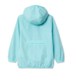 Kids Waterproof Hooded Packable Rain Jacket