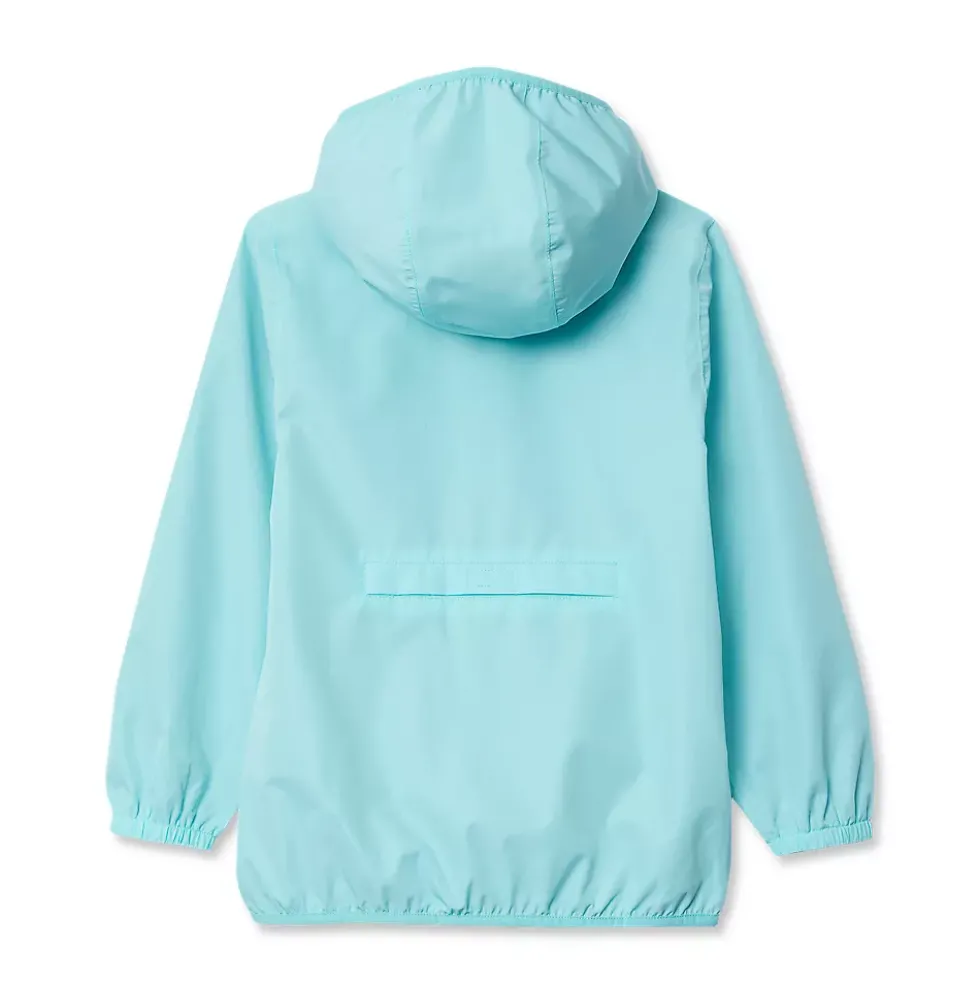 Kids Waterproof Hooded Packable Rain Jacket