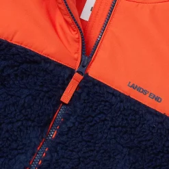 Kids Water Resistant Mixed Media Insulated Jacket