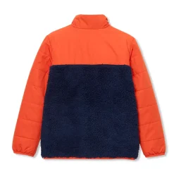 Kids Water Resistant Mixed Media Insulated Jacket