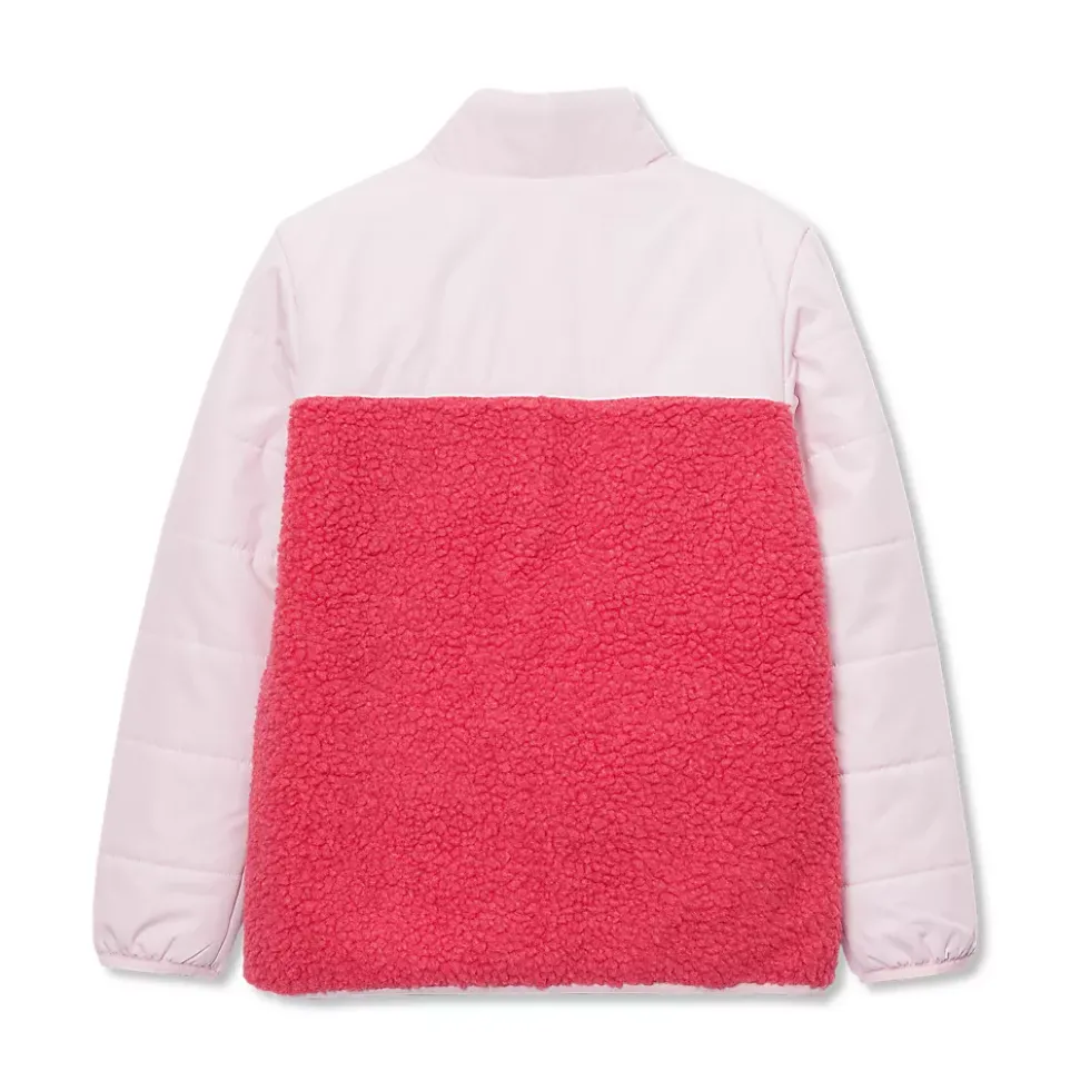 Kids Water Resistant Mixed Media Insulated Jacket