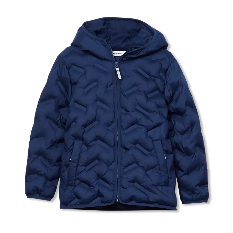 Kids Water Resistant Seamless Quilt Insulated Jacket