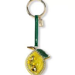 Lemon Beaded Bag Charm