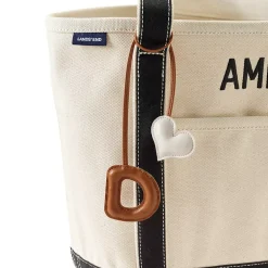 Letter A Faux Leather Bag Charm