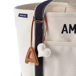 Letter A Faux Leather Bag Charm