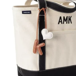 Letter A Faux Leather Bag Charm