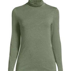 Lightweight Jersey Long Sleeve Turtleneck