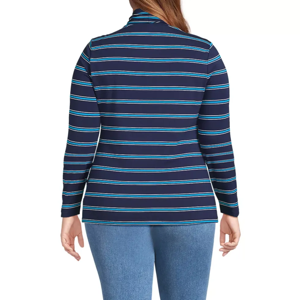 Lightweight Jersey Long Sleeve Turtleneck