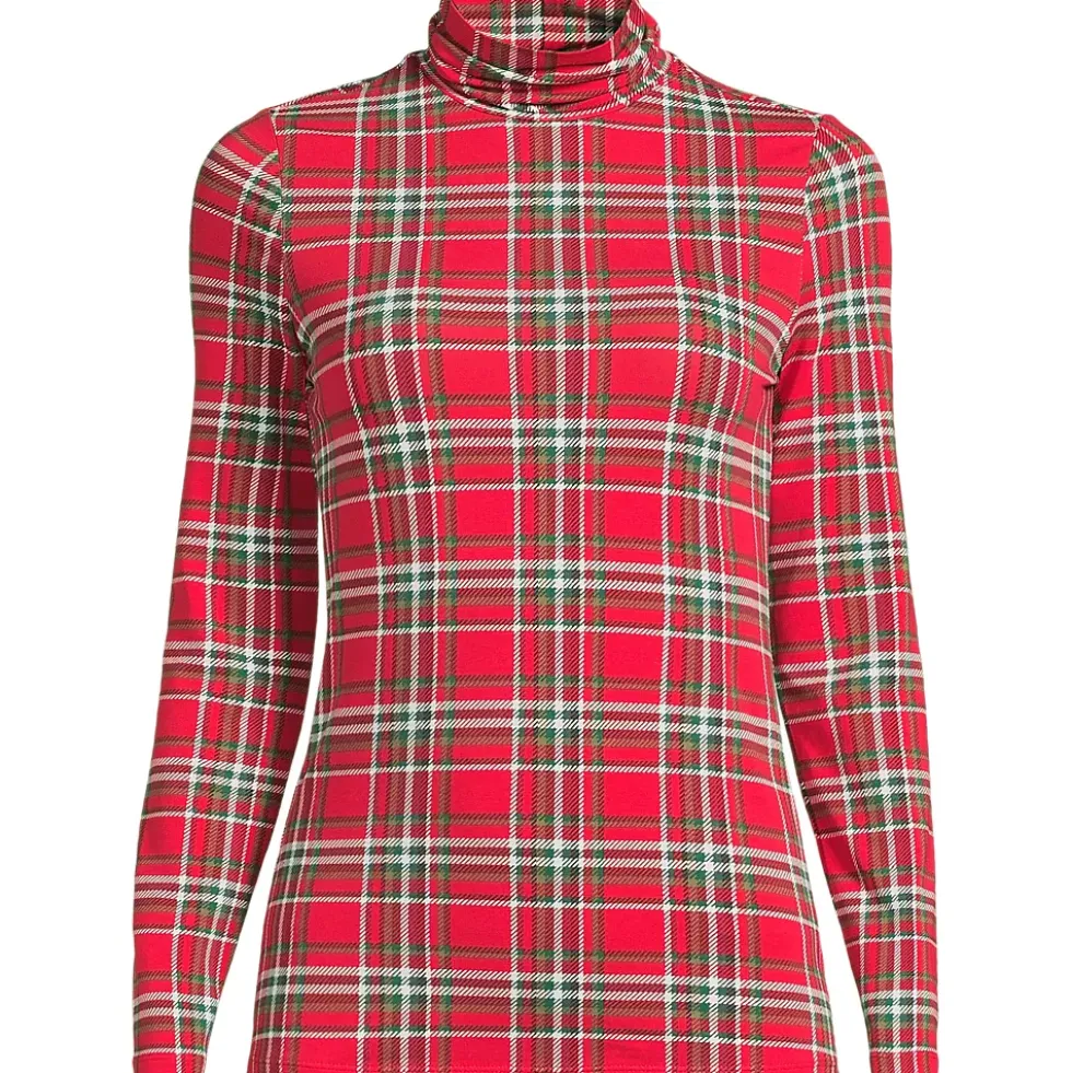 Lightweight Jersey Long Sleeve Turtleneck
