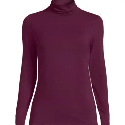 Lightweight Jersey Long Sleeve Turtleneck