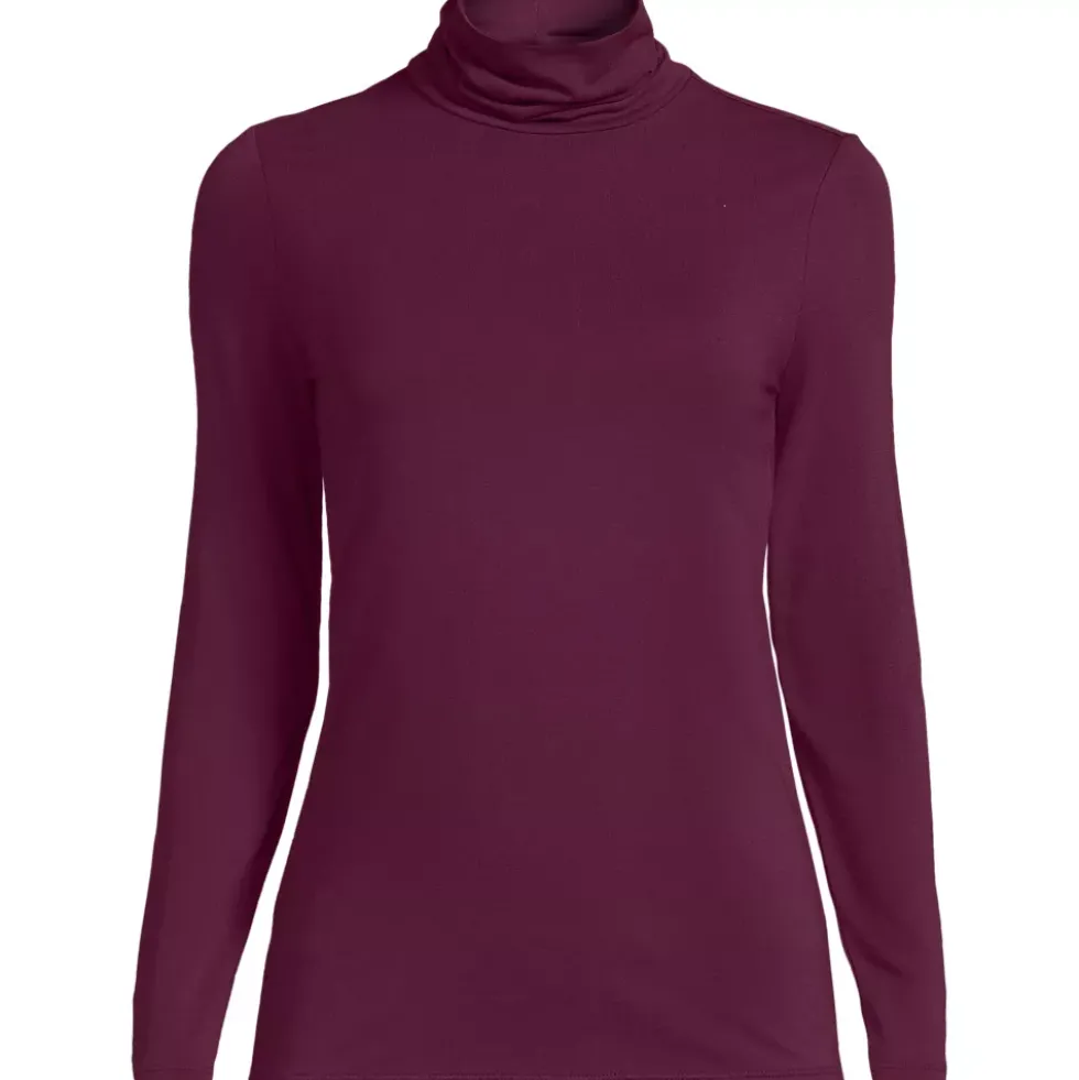 Lightweight Jersey Long Sleeve Turtleneck