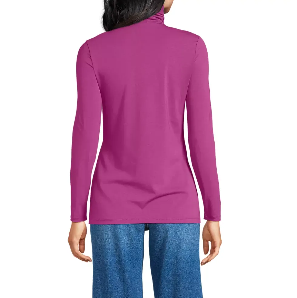 Lightweight Jersey Long Sleeve Turtleneck