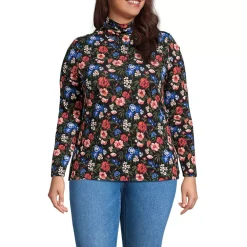 Lightweight Jersey Long Sleeve Turtleneck