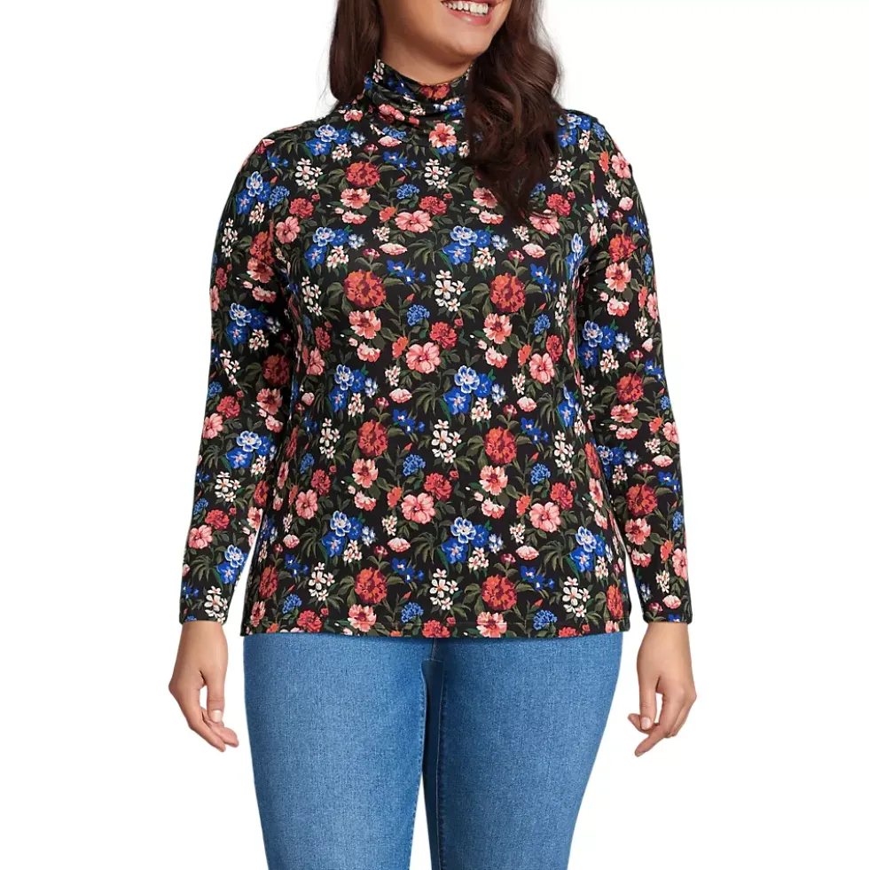 Lightweight Jersey Long Sleeve Turtleneck