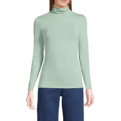 Lightweight Jersey Long Sleeve Turtleneck